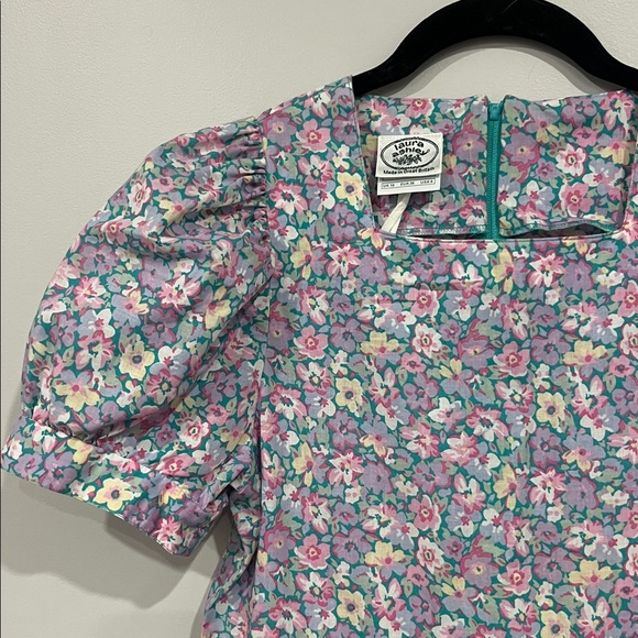 Vintage Laura Ashley Baby Doll Midi Dress - Picture 4 of 8